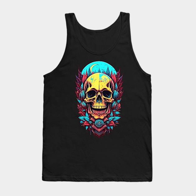 Skull Majestic Art Tank Top by DeathAnarchy